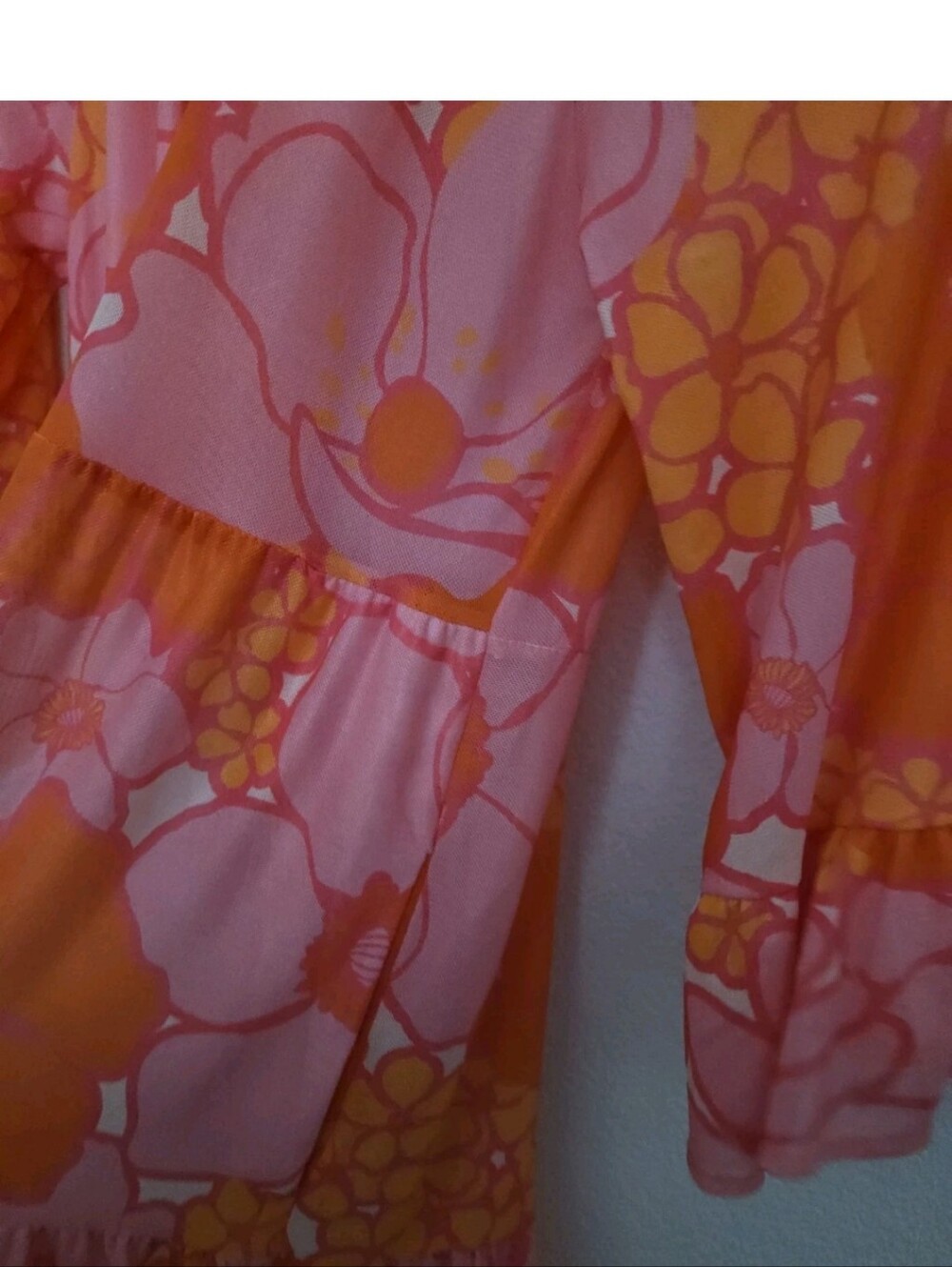 show me your mumu viola mini dress size med Pink Multicolored - Picture 3 of 5